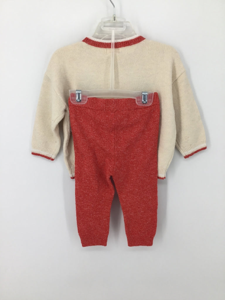 Cat & Jack Child Size 12 Months Red Christmas Outfit