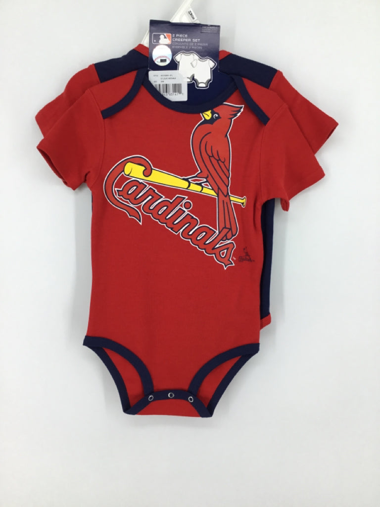 Genuine Merchandise Child Size 24 Months Red Onesie