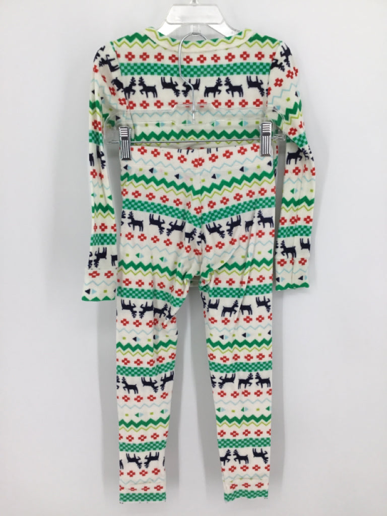 Cat & Jack Child Size 4 Green Christmas Pajamas