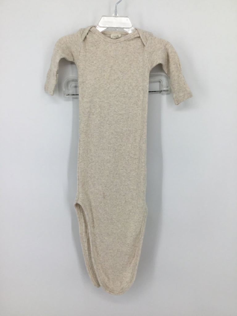 Mushie Child Size 0-3 Months Tan Sleepers