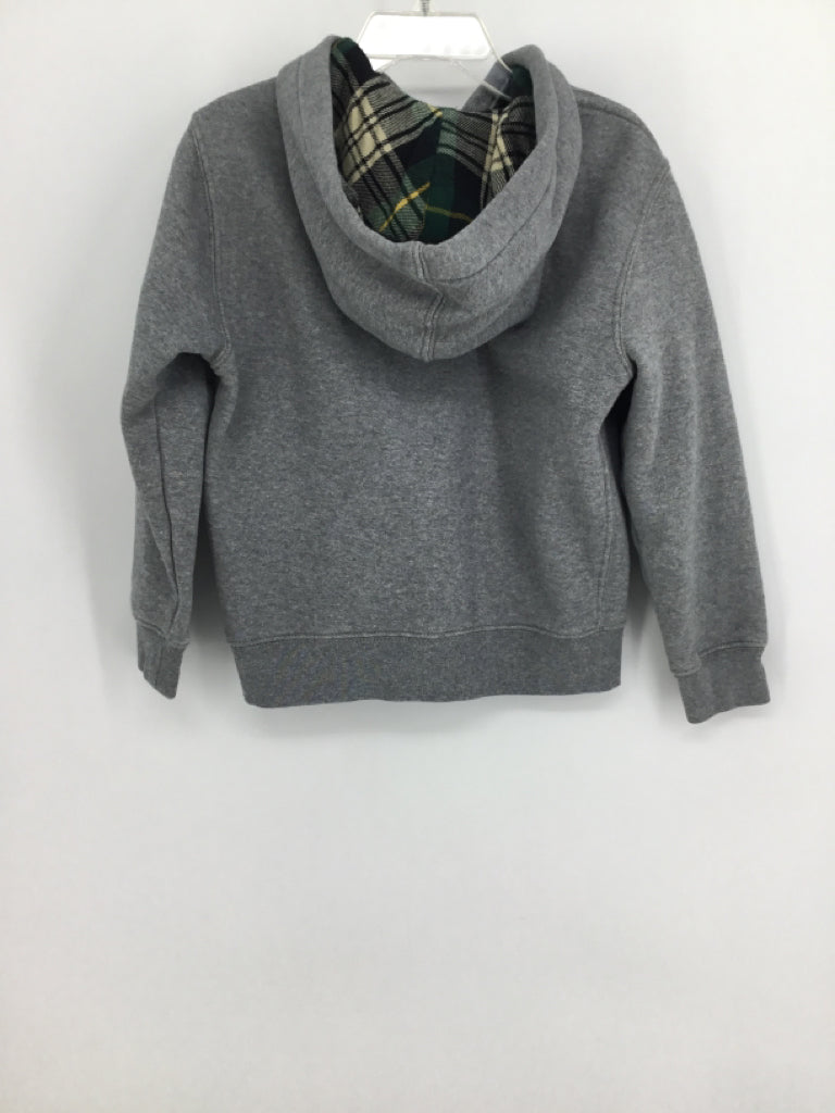 Ralph Lauren Child Size 6 Gray Solid Hoodie - boys