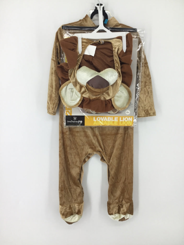 In Character Child Size 18-24 Months Tan Loveable Lion Halloween Costume