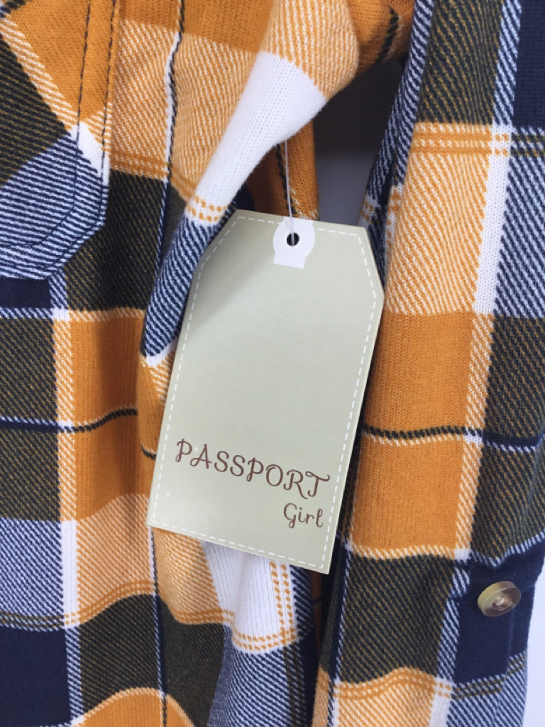Passport Child Size 10 Yellow Shirt - girls