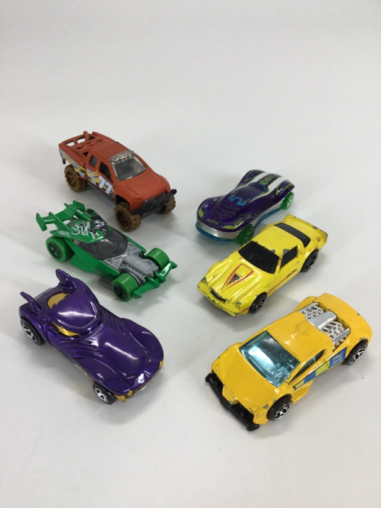 Hot Wheels Cars - 6pcs