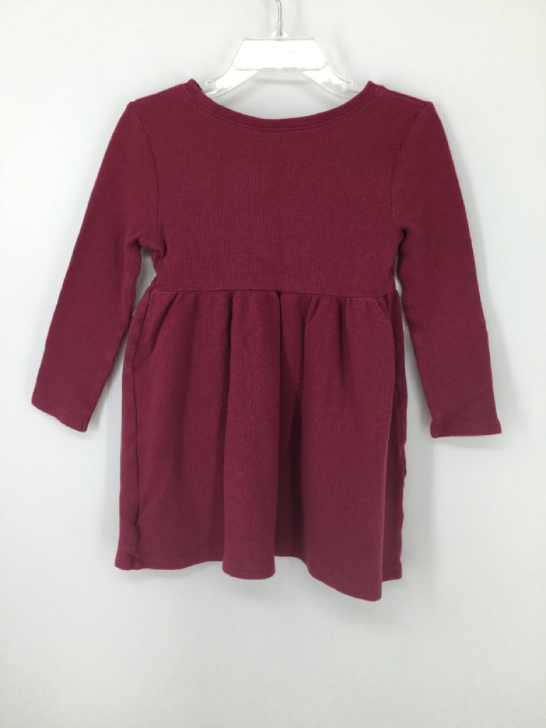 Old Navy Child Size 3 Burgundy Dress - girls