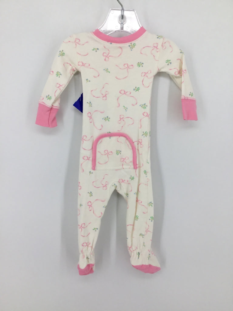 The Beaufort Bonnet Co Child Size 0-3 Months Pink Sleepers