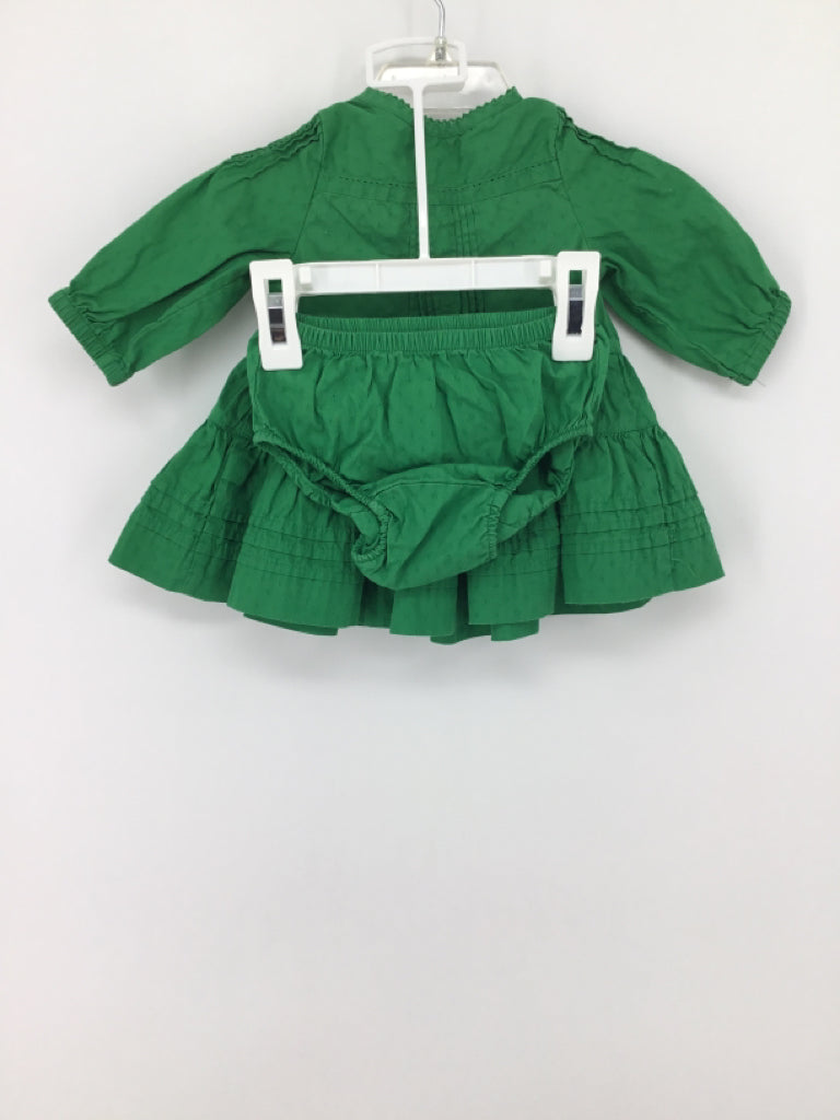 Baby Gap Child Size 0-3 Months Green Dress - girls
