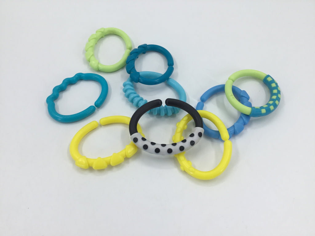 Set of 9 Textured Links