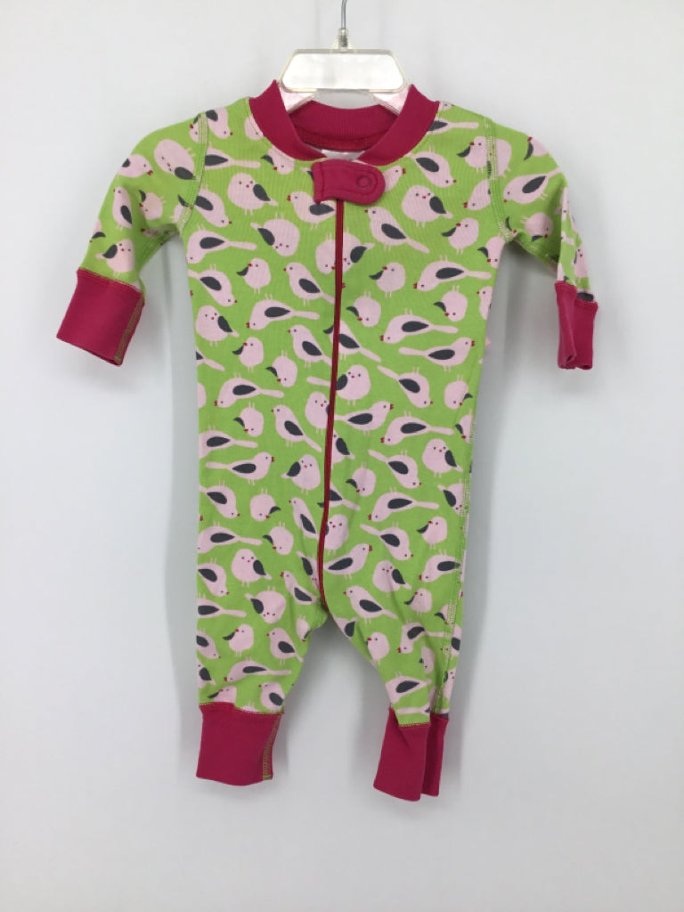 Hanna Andersson Child Size 0-6 Months Green Pajamas - girls