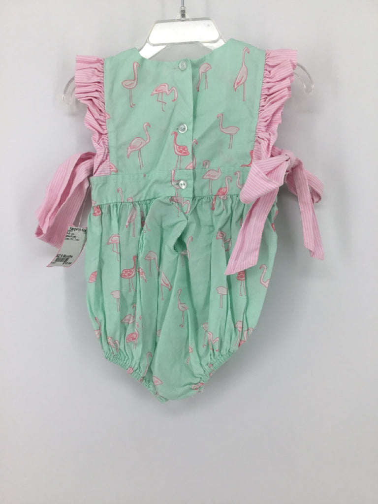 James & Lottie Child Size 6 Months Green Outfit - girls
