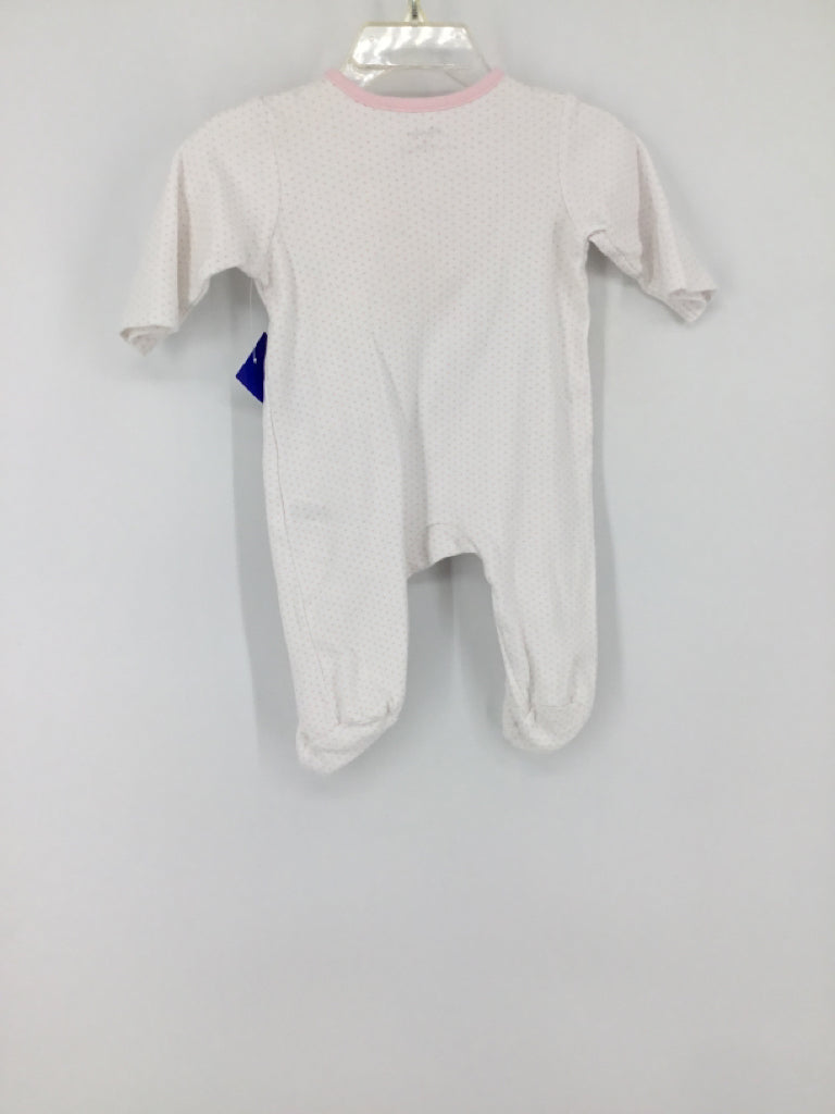 Little Me Child Size 3 Months Pink Sleepers