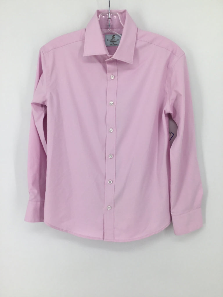 Class Club Child Size 8 Pink Solid Shirt - boys