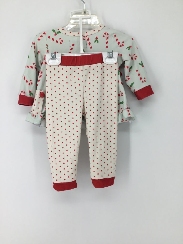 Sweet Honey Child Size 6 Months Red Christmas Outfit