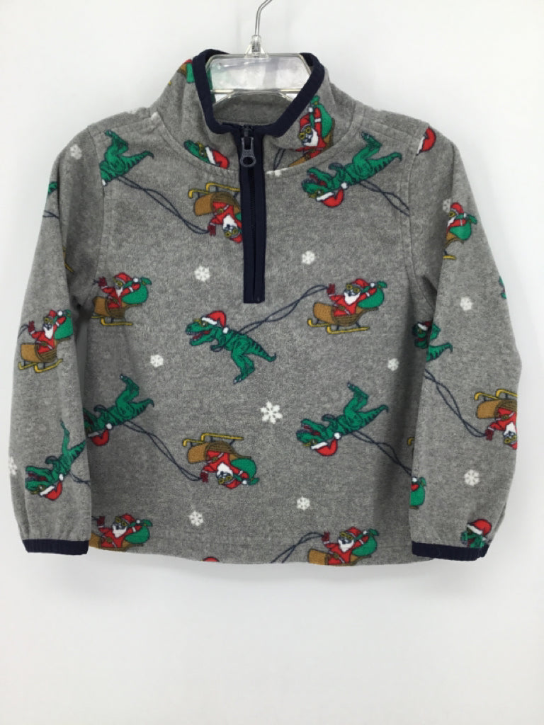OshKosh B'gosh Child Size 2 Gray Christmas Shirt