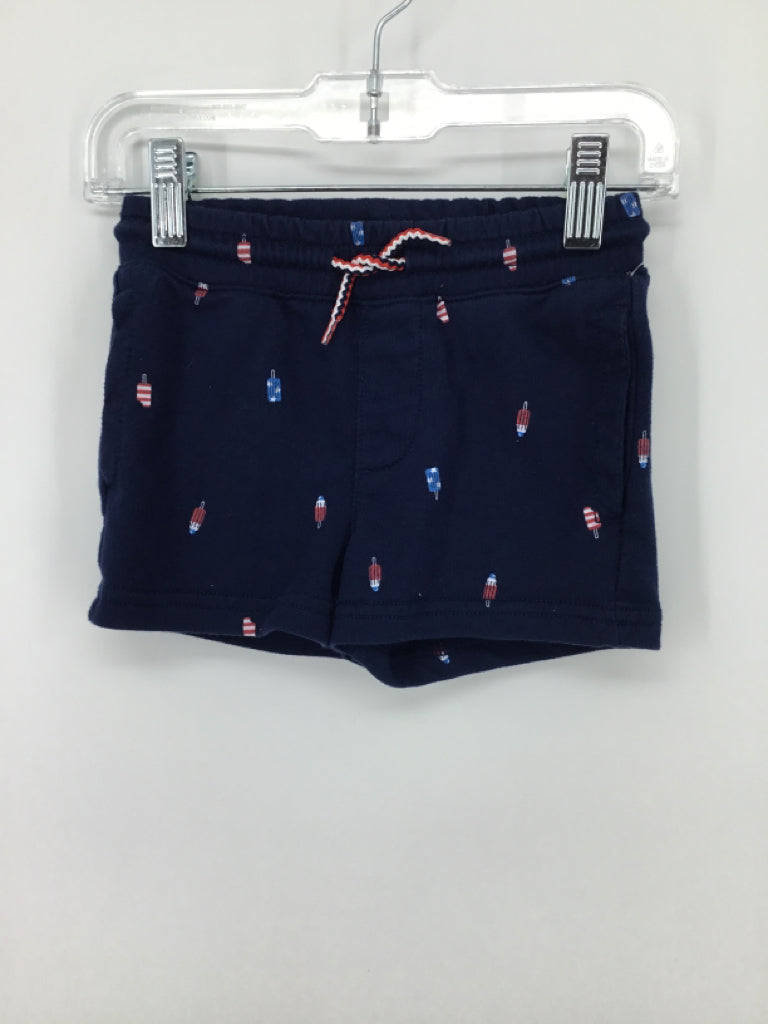 Carter's Child Size 2 Navy Stars & Stripes Shorts