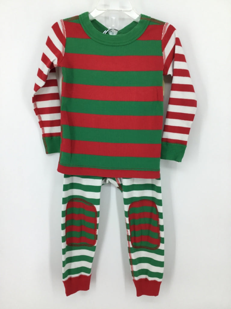 Hanna Andersson Child Size 3 Green Christmas Pajamas
