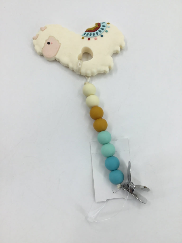Lou Lou Lollipop Silicone Teether and Pacifier Clip