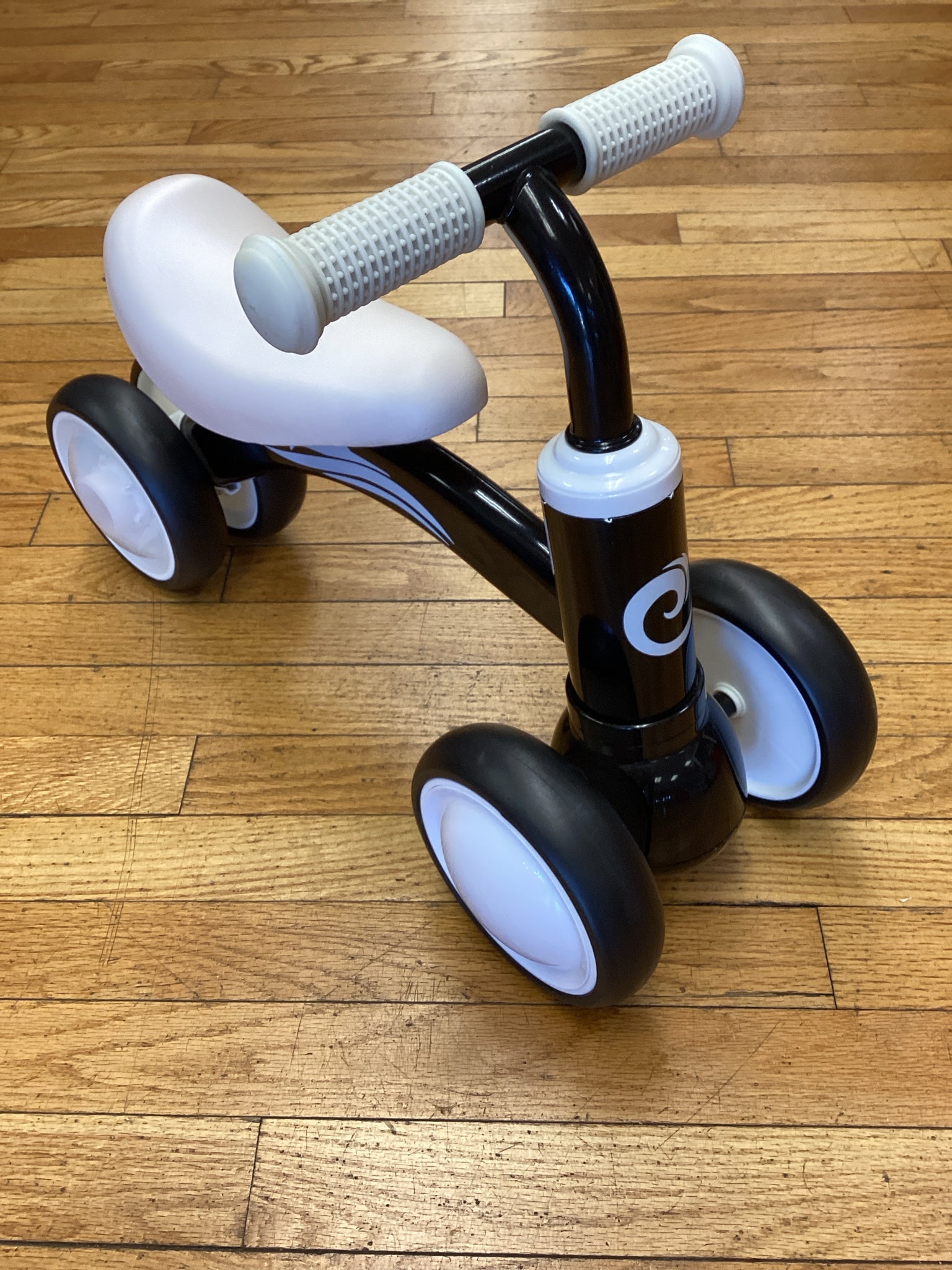 White Balance Bike with Light Up Wheels