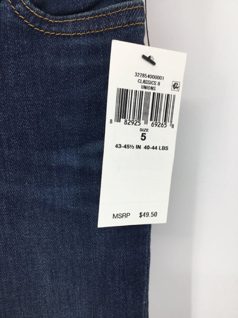 Ralph Lauren Child Size 5 Blue Solid Jeans - boys