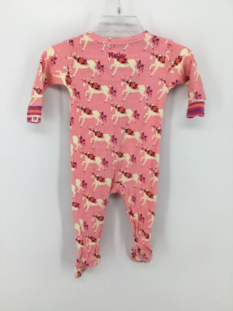 Hatley Child Size 0-3 Months Pink Sleepers