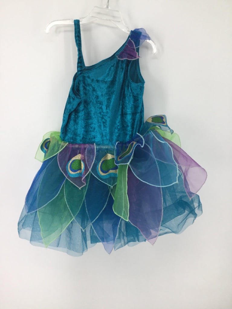 Gymboree Child Size 5 Blue Peacock Halloween Costume