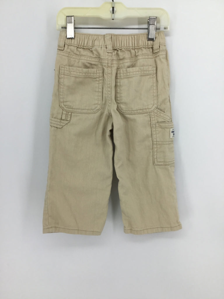 OshKosh B'gosh Child Size 24 Months Cream Solid Pants - boys