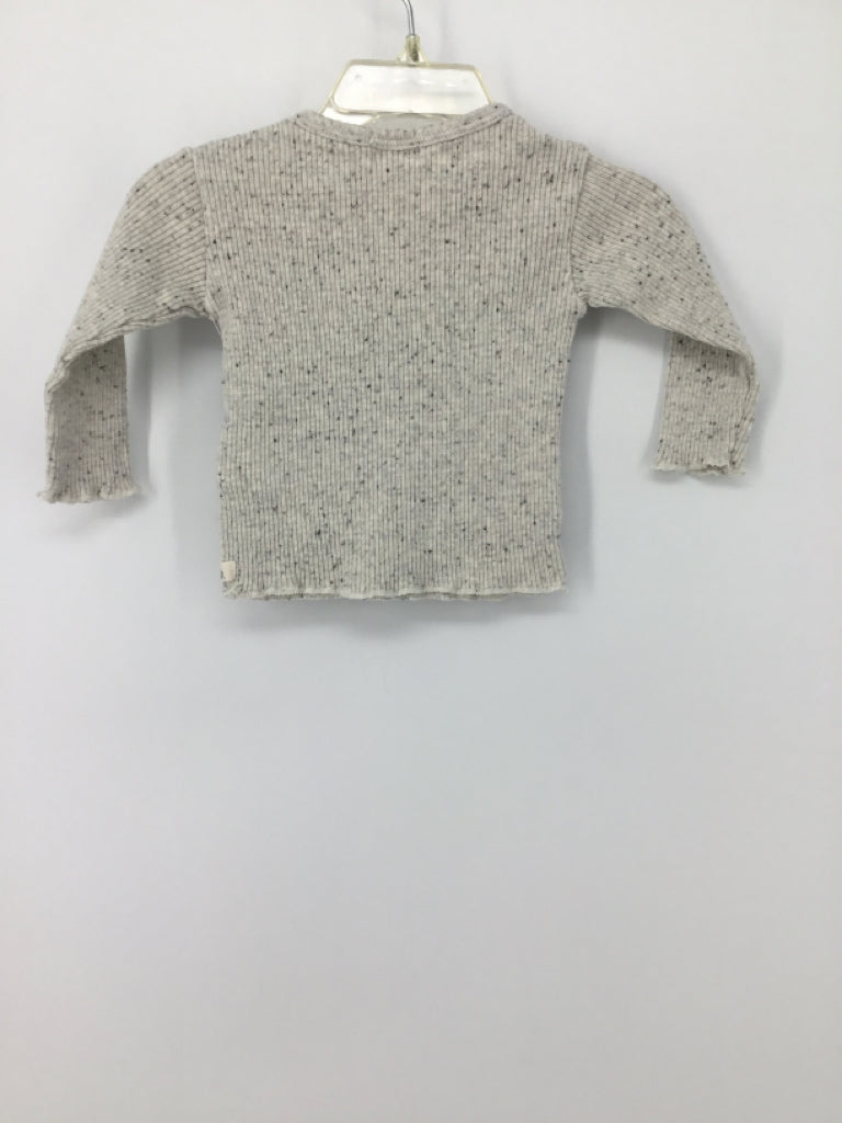 Buho Child Size 6 Months Gray Shirt - girls