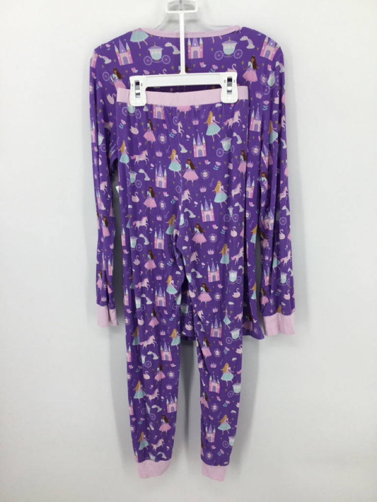 Down By the Bay Child Size 10 Purple Pajamas - girls
