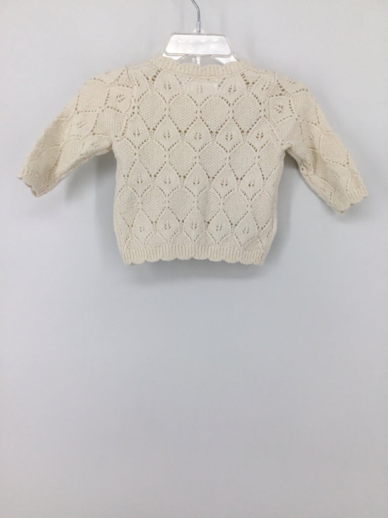 Mayoral Child Size 0-3 Months White Sweater - girls