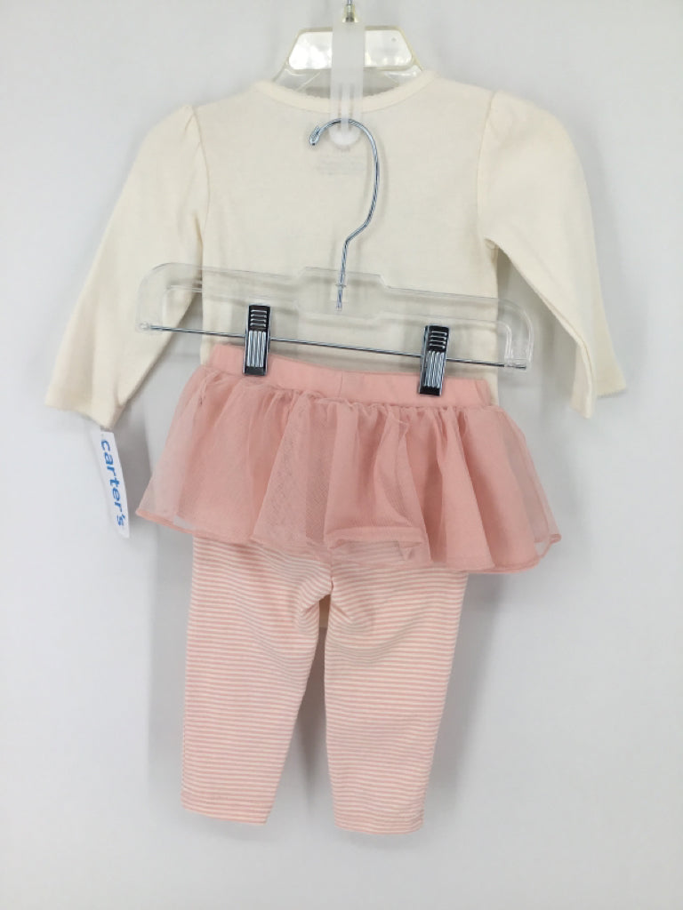 Carter's Child Size 6 Months Pink Outfit - girls