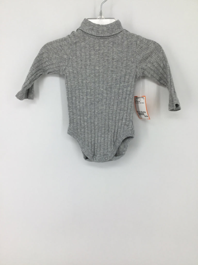 Janie and Jack Child Size 0-3 Months Gray Onesie