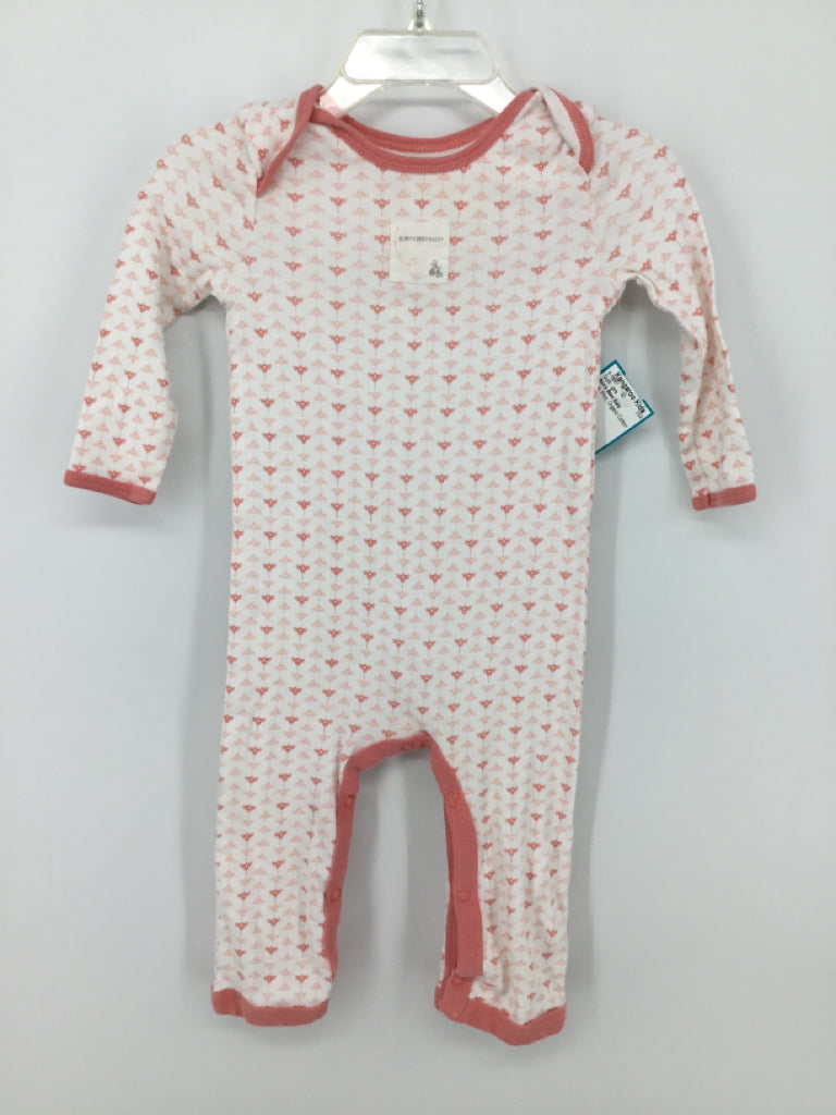 Burt's Bees Baby Child Size 3-6 Months Pink Outfit - girls