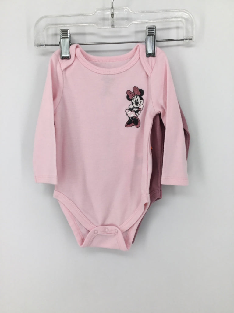 Disney Child Size 9 Months Pink Onesie