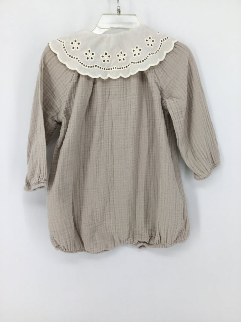 H & M Child Size 18 Months Tan Outfit - girls
