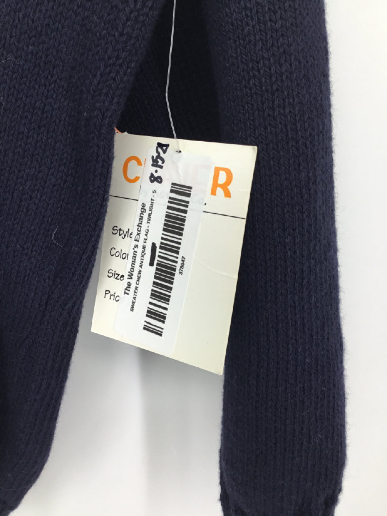 Claver Child Size 6 Navy Solid Sweater - boys