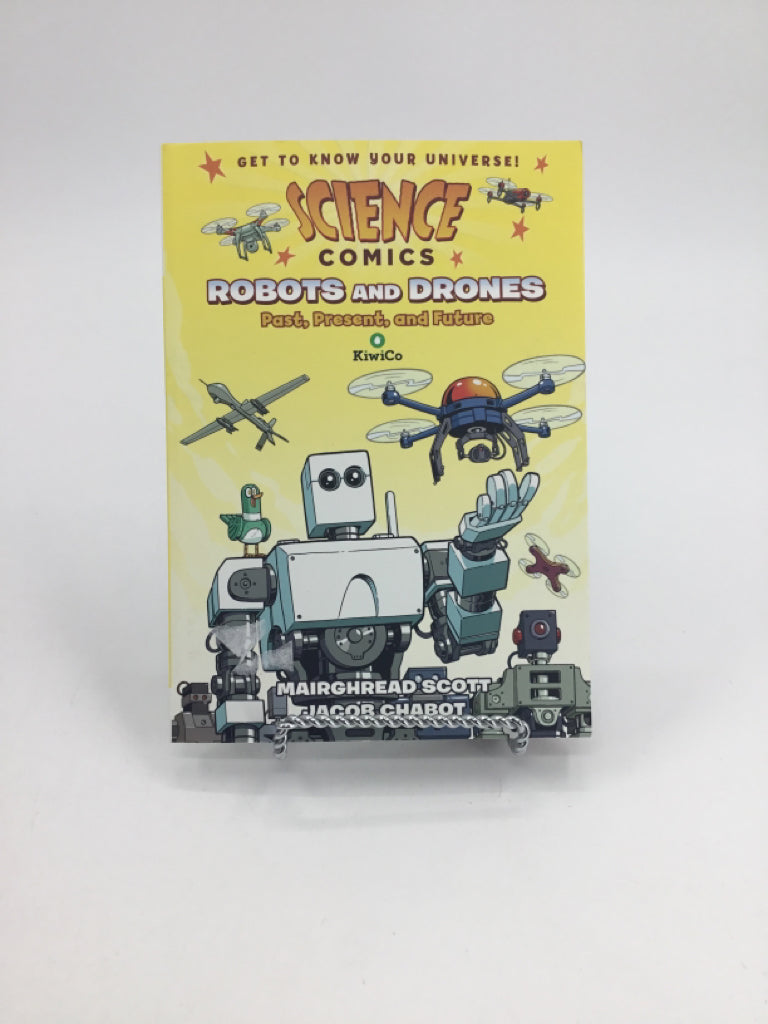 Science Comics Robots and Drones Past, Present, and Future Paperback Book