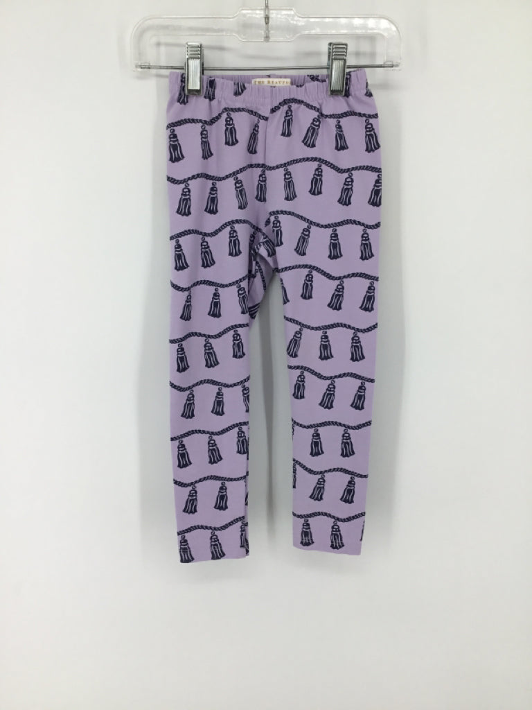 The Beaufort Bonnet Co Child Size 3 Purple Pants - girls