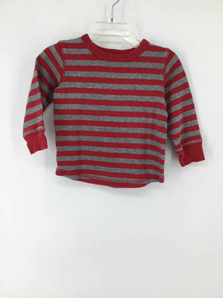 jumping beans Child Size 18 Months Red Stripe T-shirt - boys