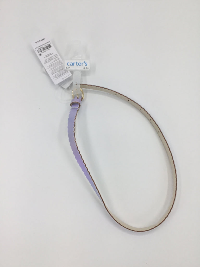 Carter's Child Size 2 Purple Belt/Suspenders
