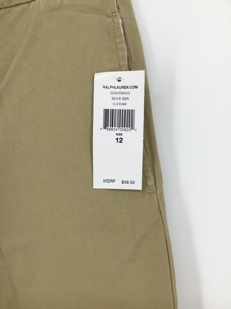 Ralph Lauren Child Size 12 Tan Solid Pants - boys