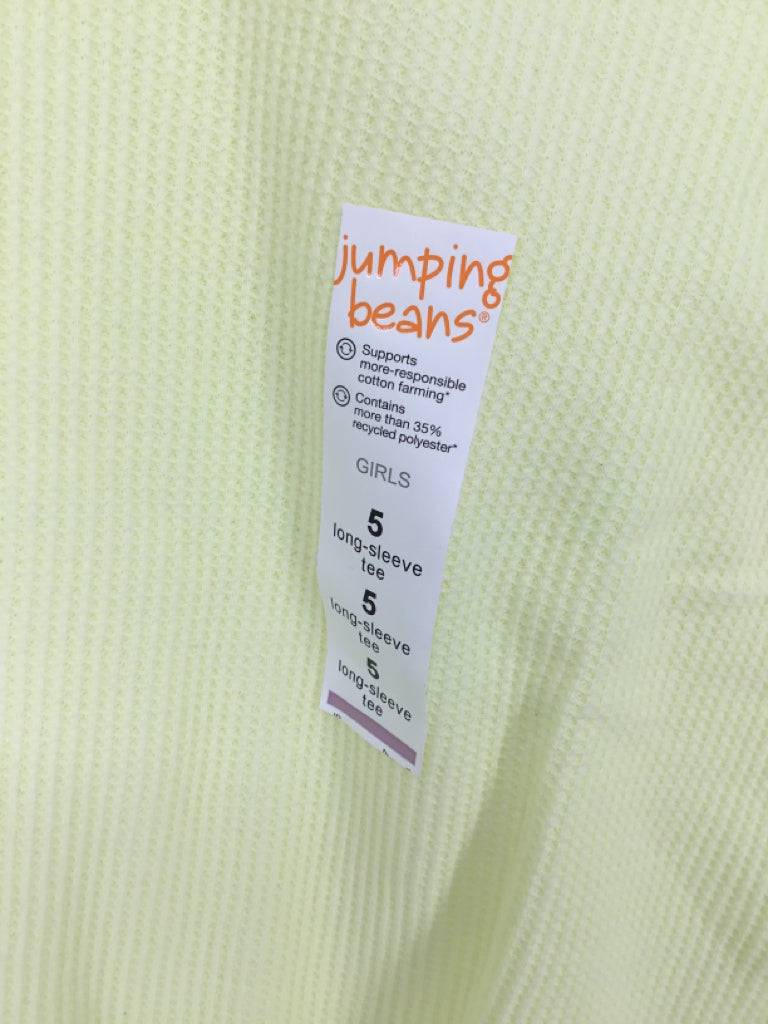 jumping beans Child Size 5 Yellow Shirt - girls