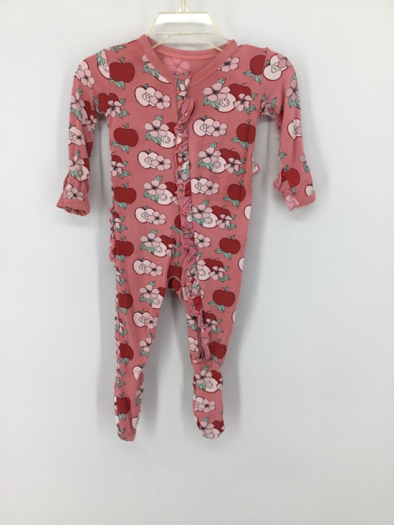 Kickee Child Size 3-6 Months Pink Sleepers