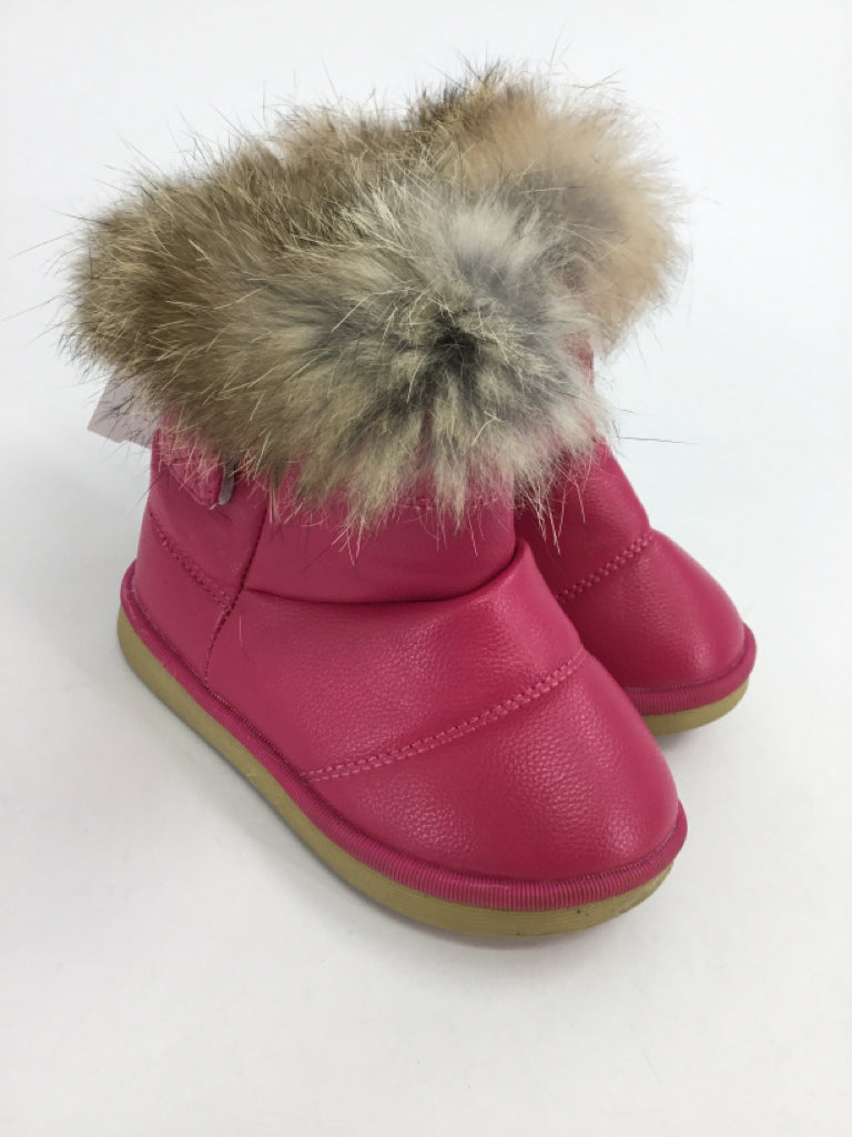 Comfy Kids Child Size 9.5 Toddler Pink Rain/Snow Boots