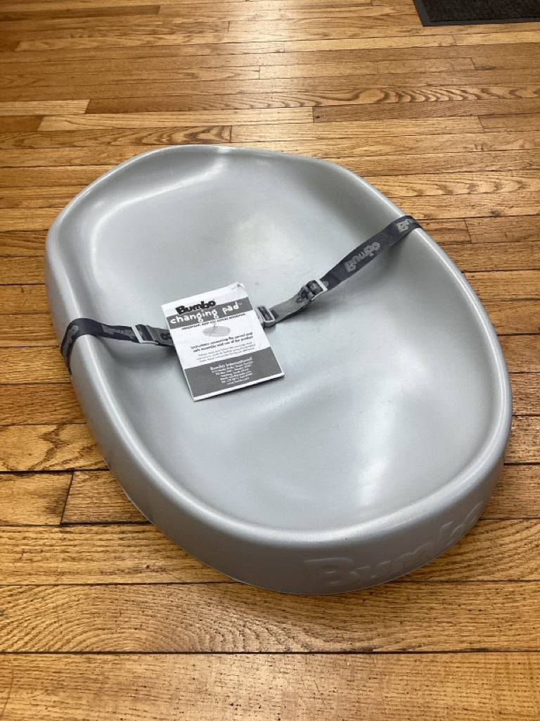 Bumbo Gray Changing Pad with strap