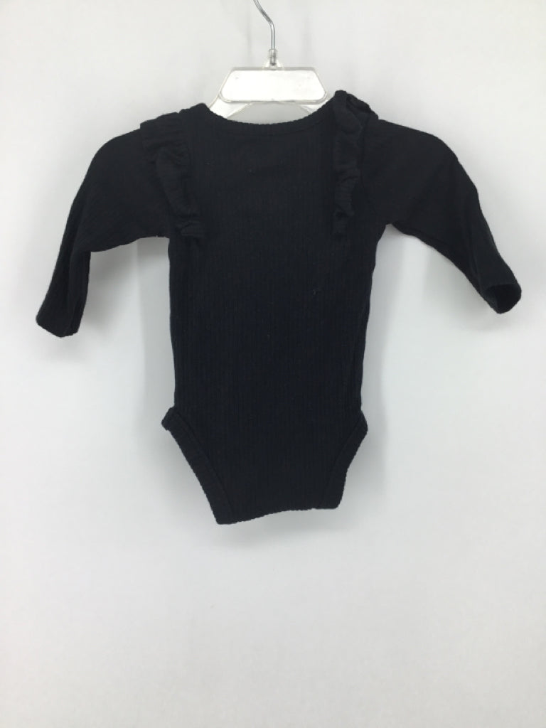 Cat & Jack Child Size 0-3 Months Black Onesie