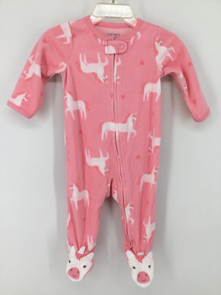 Child of Mine Child Size 3-6 Months Pink Sleepers