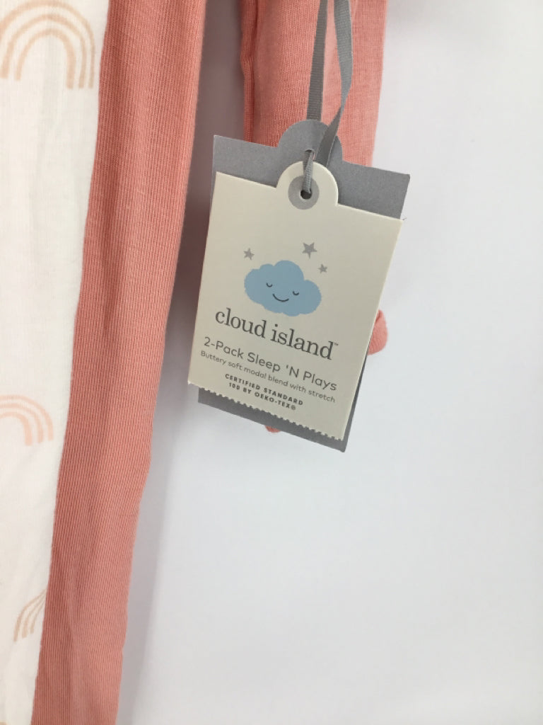 cloud island Child Size 6-9 Months White Sleepers