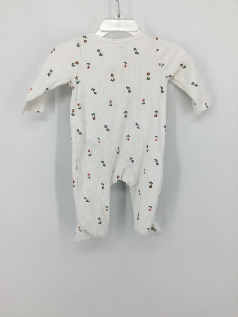 Just One You Made by Carters Child Size 3 Months White Sleepers
