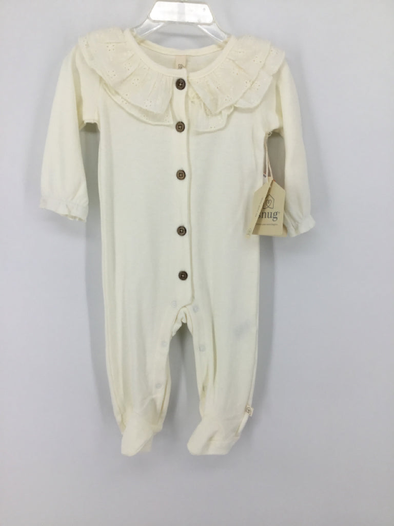 Snug Child Size 6-9 Months White Outfit - girls