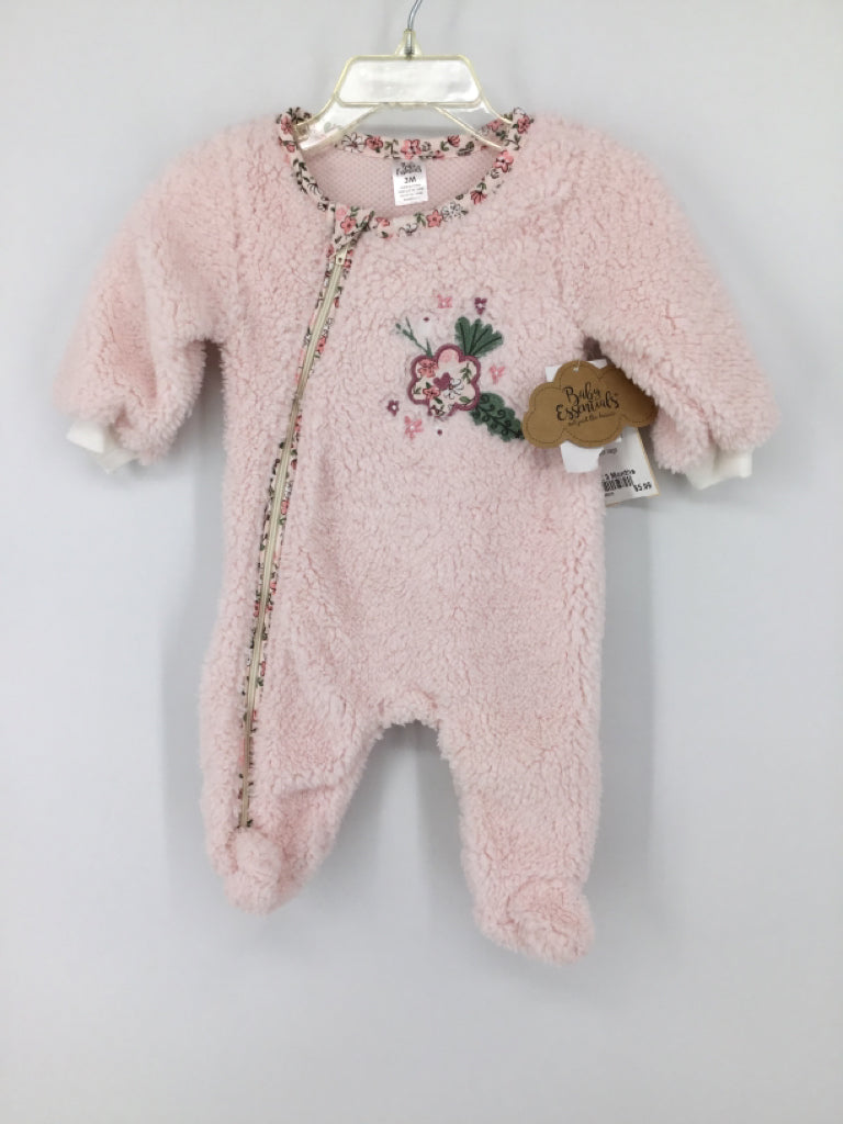 Baby Essentials Child Size 3 Months Pink Outfit - girls
